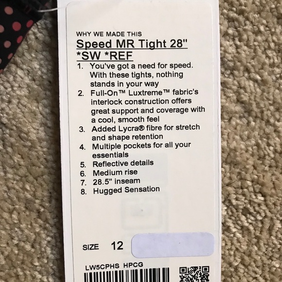 NWT 2020 Seawheeze REFLECTIVE Speed MR Tight 28”.  *** FLASH SALE*** - Picture 10 of 11